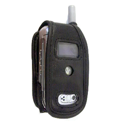 Motorola Compatible Platinum Avanti Leather Case with Ratcheting Swivel Clip  LCGLV810