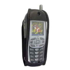 Nextel Compatible Standard Leather Case with Fixed Belt Clip    LCI275PR