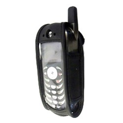 Nextel Compatible Leather Case with Fixed Belt Clip  LCI285PR