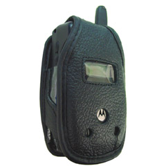 Nextel Compatible Leather Case with Fixed Clip   LCI560PR
