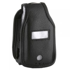 Nextel Compatible Leather Case with Standard Belt Clip and Wrist Strap        LCI570PR