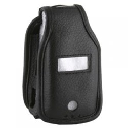 Nextel Compatible Leather Case with Standard Belt Clip and Wrist Strap        LCI570PR-NE