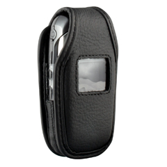 LG Compatible Leather Case with Fixed Belt Clip    LCLX160PR