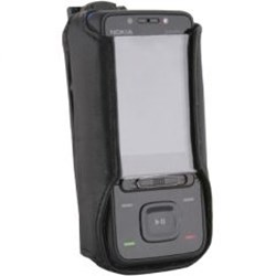 Nokia Compatible Infinity Premium Leather Padded Case with Ratcheting Swivel Belt Clip         LCPAD5610-NO