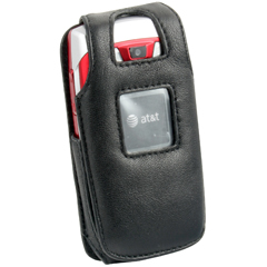 Samsung Compatible Infinity Padded Lambskin Case with Ratcheting Swivel Belt Clip   LCPADC437