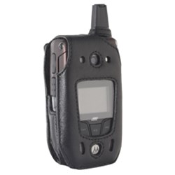 Nextel Compatible Infinity Padded Lambskin Case with Ratcheting Swivel Belt Clip    LCPADI880