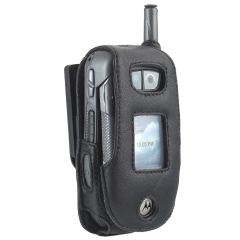 Nextel Compatible Infinity Padded Lambskin Case with Ratcheting Swivel Belt Clip   LCPADIC902
