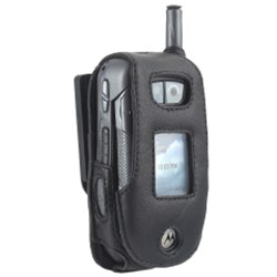 Nextel Compatible Infinity Padded Lambskin Case with Ratcheting Swivel Belt Clip   LCPADIC902