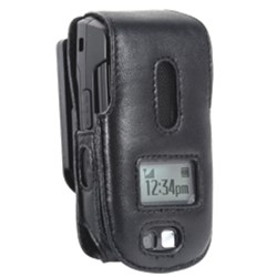 Sanyo Compatible Infinity Padded Lambskin Case with Ratcheting Swivel Belt Clip   LCPADSCP3200