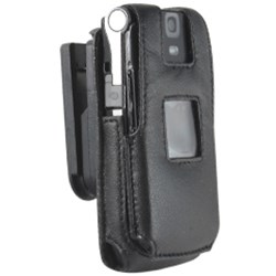 Sanyo Compatible Infinity Padded Lambskin Case with Ratcheting Swivel Belt Clip   LCPADSCP6650
