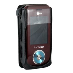 LG Compatible Infinity Padded Lambskin Case with Ratcheting Swivel Belt Clip   LCPADVX8550
