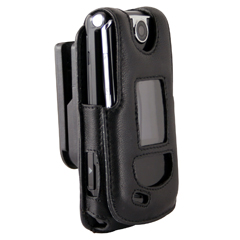 LG Compatible Infinity Padded Lambskin Case with Ratcheting Swivel Belt Clip   LCPADVX8600