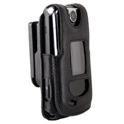 LG Compatible Infinity Padded Lambskin Case with Ratcheting Swivel Belt Clip   LCPADVX8600
