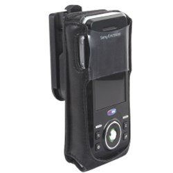 Sony Ericsson Compatible Infinity Padded Lambskin Case with Ratcheting Swivel Belt Clip   LCPADW580-SO