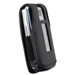 Samsung Compatible Leather Case with Fixed Belt Clip   LCR500PR