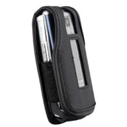 Samsung Compatible Leather Case with Fixed Belt Clip   LCR500PR