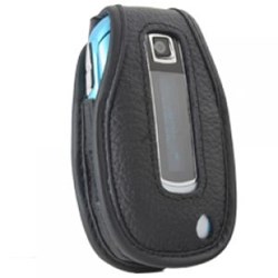 Samsung Compatible Leather Case with Standard Clip