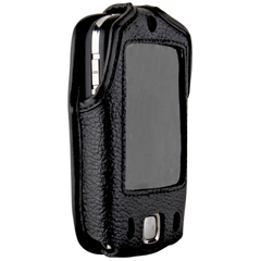 HTC Compatible Leather Case with Fixed Belt Clip and Wrist Strap    LCTOUCHPR