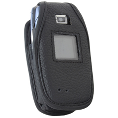 Samsung Compatible Standard Leather Case with Belt Clip