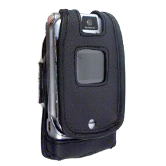 Motorola Compatible Standard Leather Case with Swivel Belt Clip  LCV3PSR