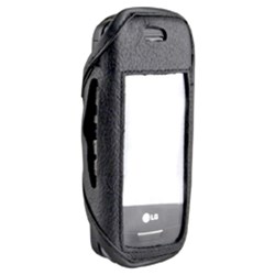 LG Compatible Leather Case with Fixed Belt Clip and Wrist Strap    LCVX10000PR