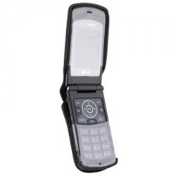 LG Compatible Leather Case with Belt Clip and Wrist Strap   LCVX8560PR
