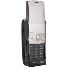 LG Compatible Leather Case with Belt Clip and Wrist Strap  LCVX8610PR
