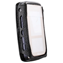 LG Compatible Leather Case with Fixed Belt Clip and Wrist Strap    LCVX8800PR