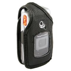 Sony Ericsson Standard Leather Case with Fixed Belt Clip  LCW300PR