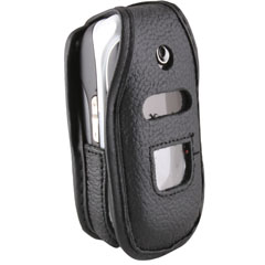 Sony Ericsson Compatible Leather Case with Fixed Belt Clip    LCZ310APR