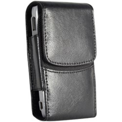 Universal Luxe Vertical Leather Case - Black   LUXEQBK