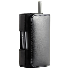 Universal Luxe Horizontal Leather Case with Ratcheting - Black    LUXESMHBK