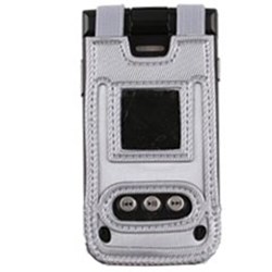 Samsung Compatible Matrix Case with Ratcheting Swivel Belt Clip - Silver   MATA900SV