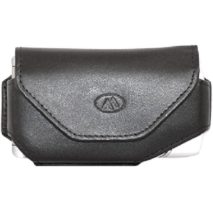 Milante Abruzi Leather Horizontal Case - Black   MIL-320RLB