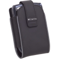 Blackberry Compatible Milante Messina Vertical Leather Pouch   MIL-37BK