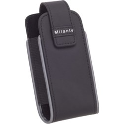 Blackberry Compatible Milante Messina Vertical Leather Pouch   MIL-38BK