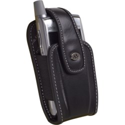 Universal Milante Abruzzi Leather Verticle Pouch - Black    MIL-71LBW