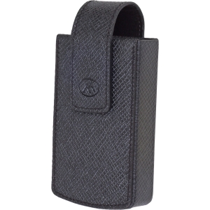 Blackberry Compatible Milante Bari Slim Leather Case with Rotating Belt Clip - Black    MIL-BR36C