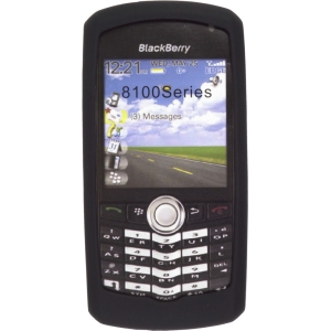 Milante Blackberry Compatible Silicone Case - Black      MIL-SK81BK