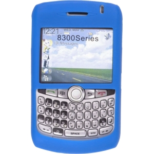 Blackberry Compatible Silicone Case - Blue     MIL-SK83BL
