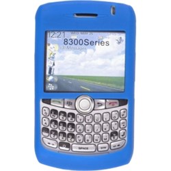 Blackberry Compatible Silicone Case - Blue     MIL-SK83BL