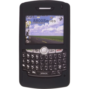 Milante Blackberry Compatible Silicone Case - Black      MIL-SK88BK