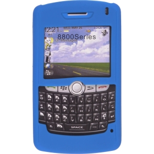 Milante Blackberry Compatible Silicone Case - Blue         MIL-SK88BL