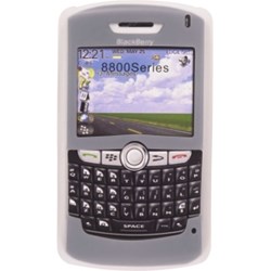 Milante Blackberry Compatible Silicone Case - White      MIL-SK88WT
