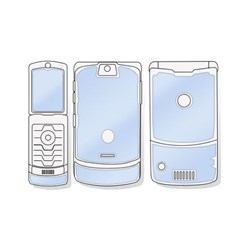 Motorola Compatible invisibleSHIELD Full Body Shield   MOTRAZRFULL-MO