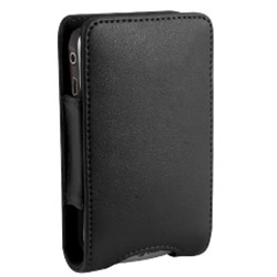 Blackberry Compatible Leather Pocket Pouch with Swivel Belt Clip - Black    POCKET8800