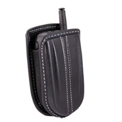 Universal Mini Leather Pouch with Swivel Belt Clip - Black    POUCHMINIBK