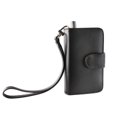 Palm Treo Compatible Profile Black Leather Case