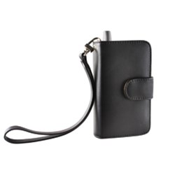 Palm Treo Compatible Profile Black Leather Case