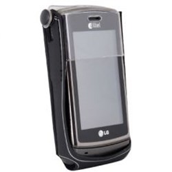 LG Compatible Skin Case with Fixed Swivel Belt Clip with Metal Reinforcement             PSKGLIMMER